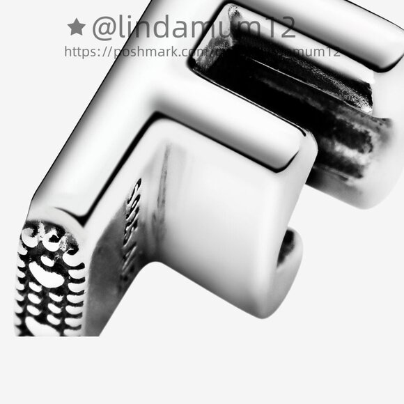Pandora Letter F Alphabet Charm - Picture 2 of 6